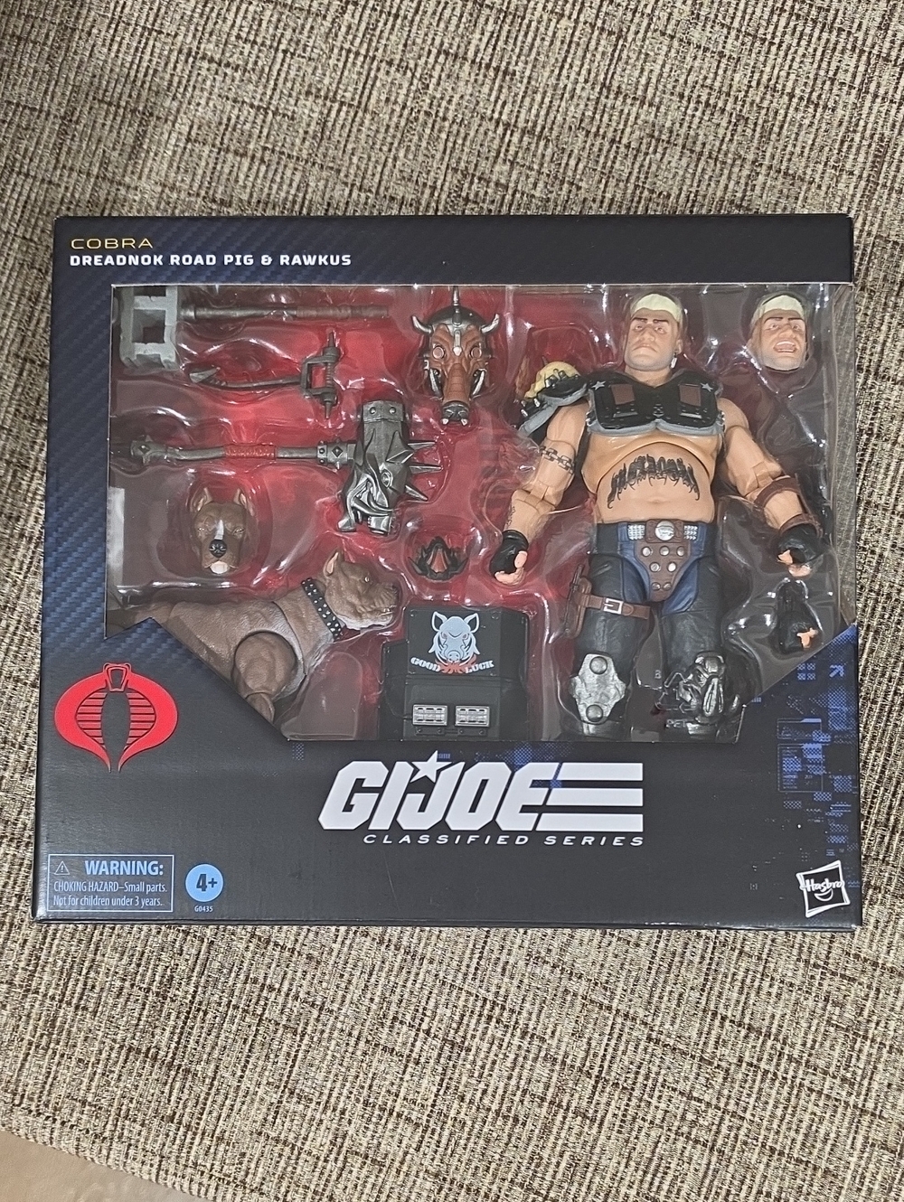 Cobra Dreadnok Road Pig And Rokus GI Joe Classified Series Action Figure Playset